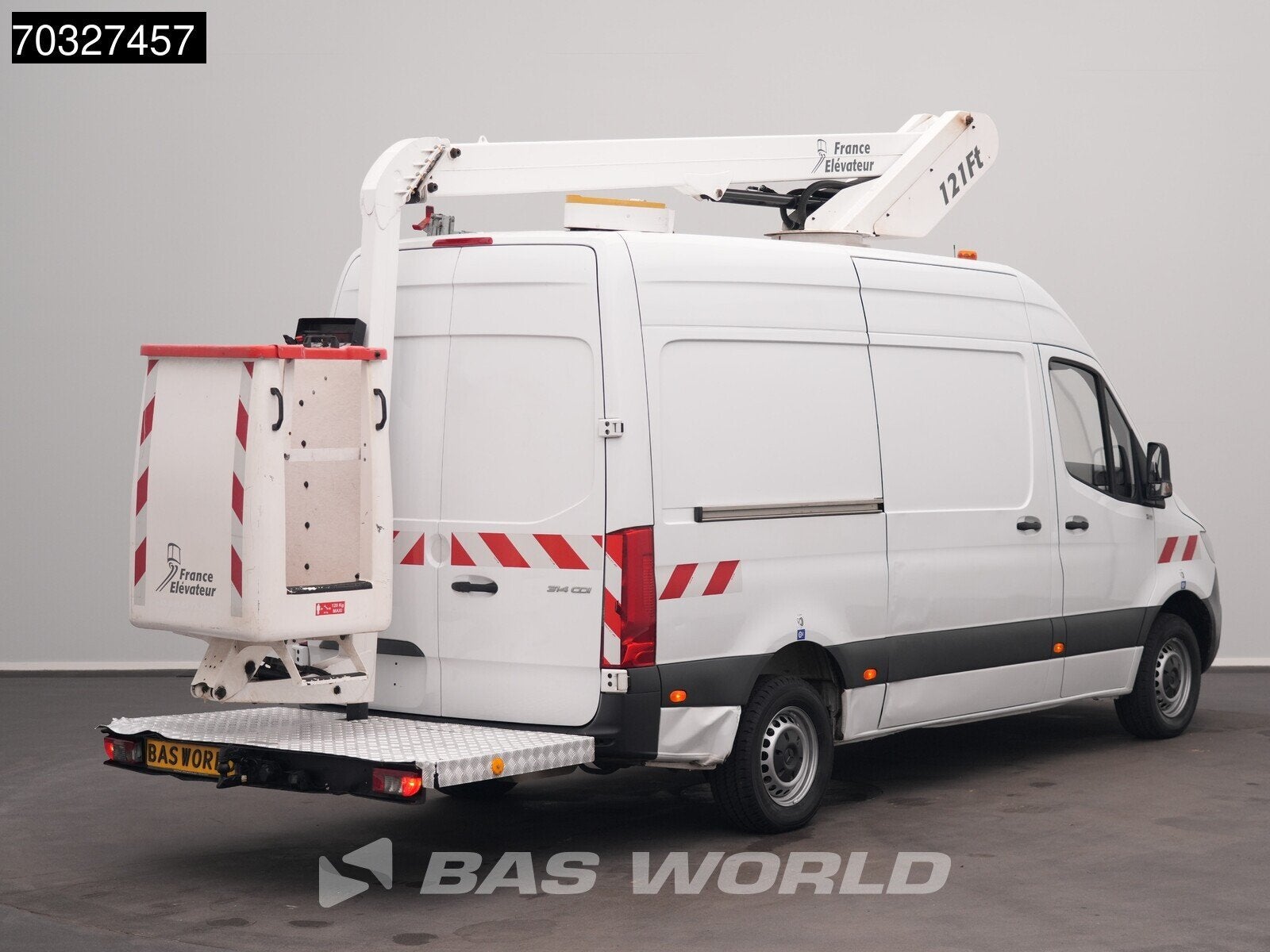 Mercedes Sprinter 314 CDI Hoogwerker 12m Werkhoogte L2H2 Tre, Start-stop-systeem, Stof, Gebruikt, Euro 6