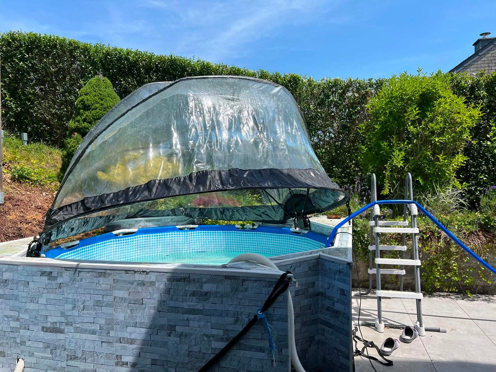 Dôme de piscine de la marque EXIT (prix négociable), Enlèvement, Utilisé, Rond, Autres types