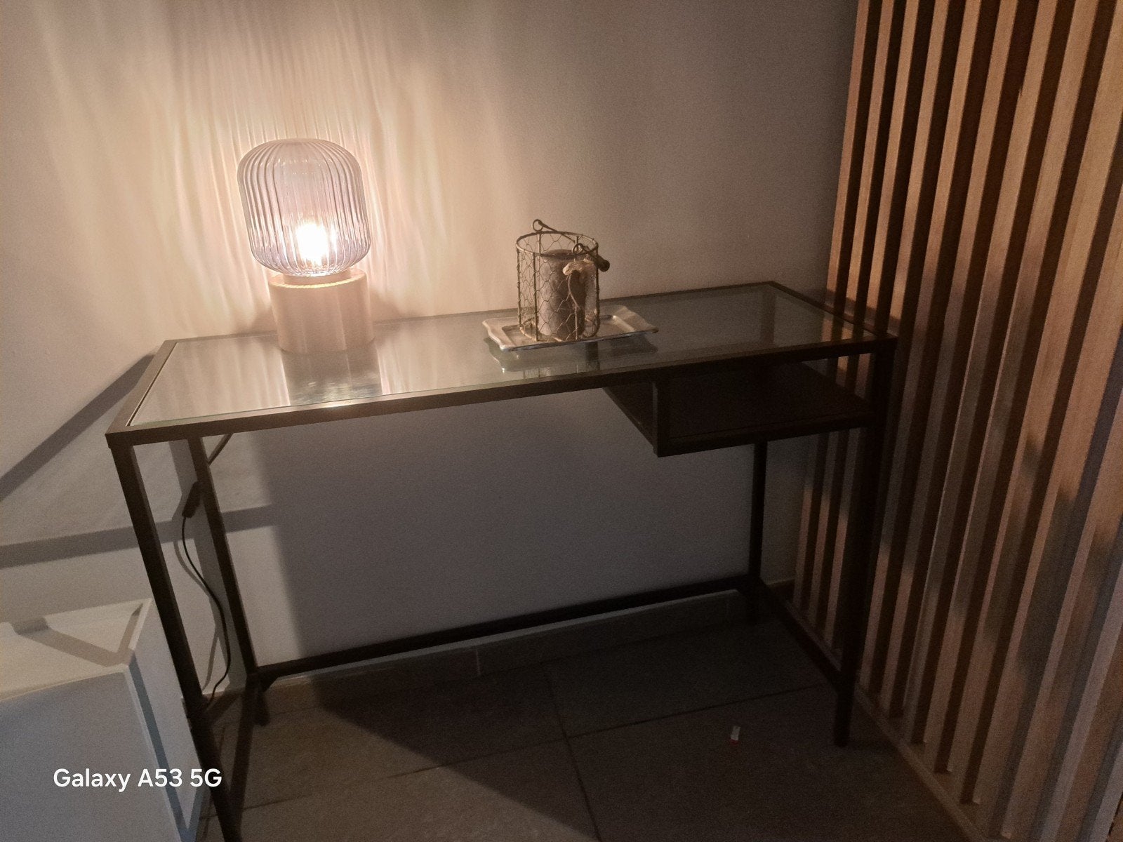 console, Maison & Meubles, Comme neuf, 100 cm, Verre, Moderne