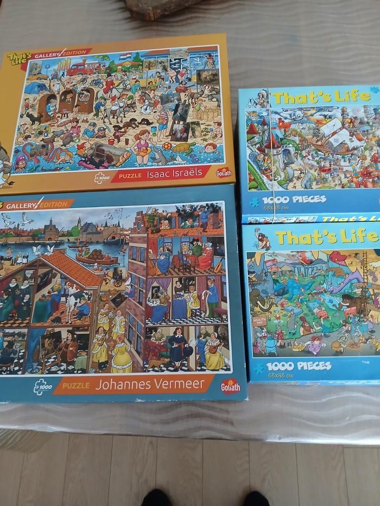 Puzzels, Ophalen