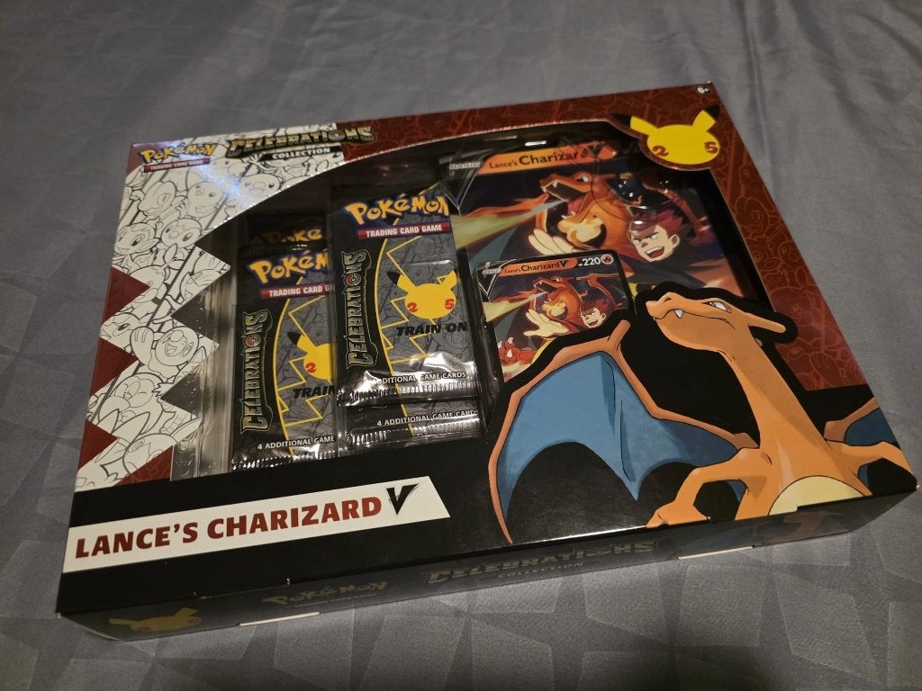 Pokemon Lance's Charizard V (Celebrations), Ophalen, Nieuw, Booster