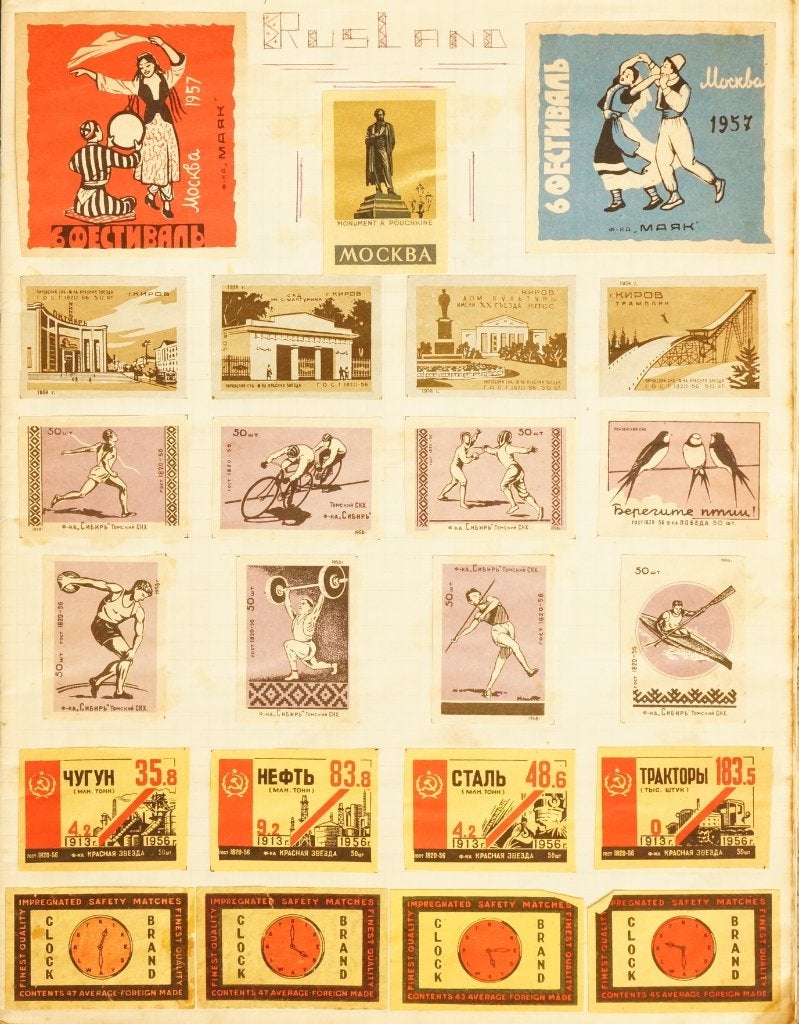 Lucifer etiketten boek 3, Enlèvement ou Envoi, Utilisé, Boîtes ou marques d'allumettes