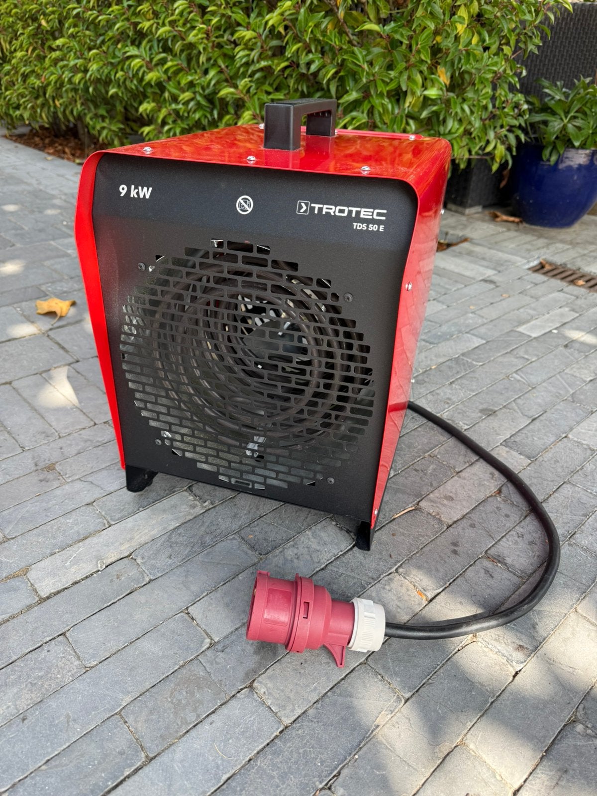 Elektrische verwarmingsventilator Trotec TDS 50 E, Doe-het-zelf en Bouw, Verwarming en Radiatoren, Thermostaat, 30 tot 80 cm, Hoog rendement (Hr)