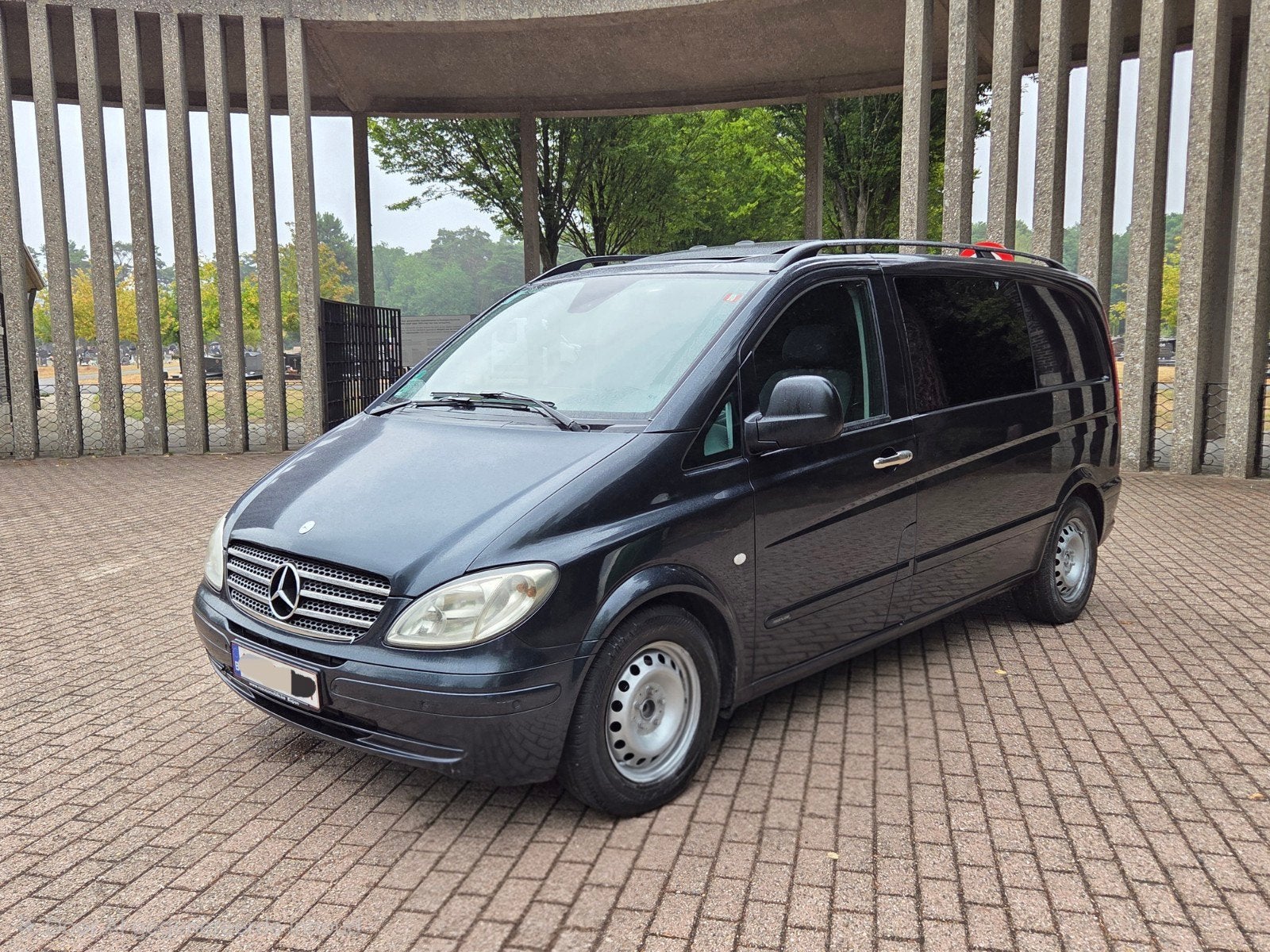 Mercedes-Benz Vito 120 CDI 3.0 Diesel 150 kW  Dubbele Cabine, Auto's, Automaat, Zwart, Zwart, Mercedes-Benz