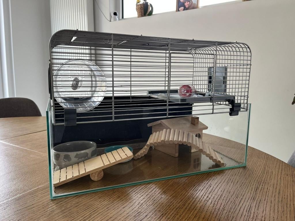 Cage hamster, Dieren en Toebehoren, Ophalen, Zo goed als nieuw, Kooi, Hamster
