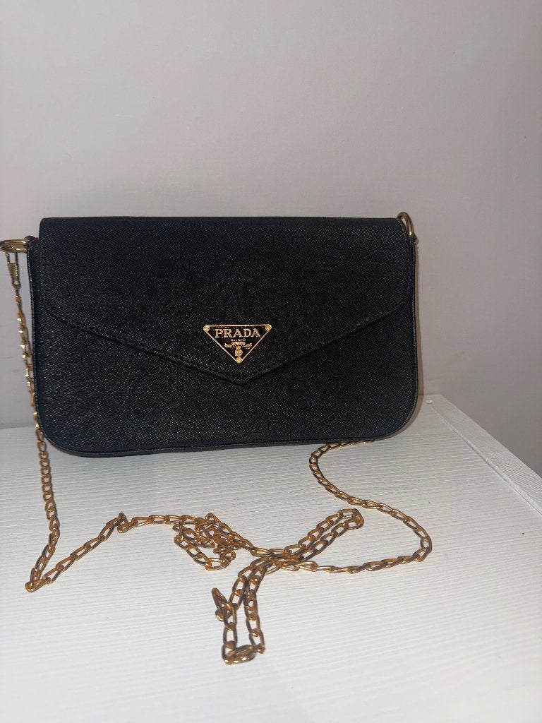 Prada tas, Ophalen, Nieuw, Zwart, Handtas