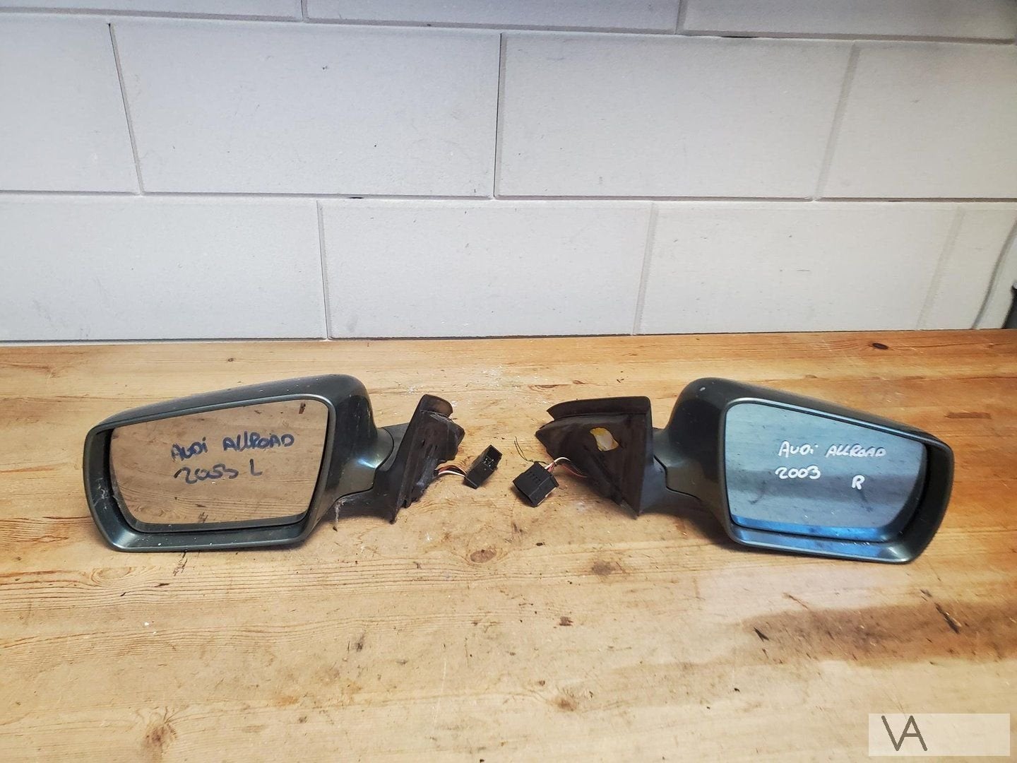 Audi Allroad a6 1997 - 2005 spiegel links rechts €40 /st, Gebruikt, -, -, -