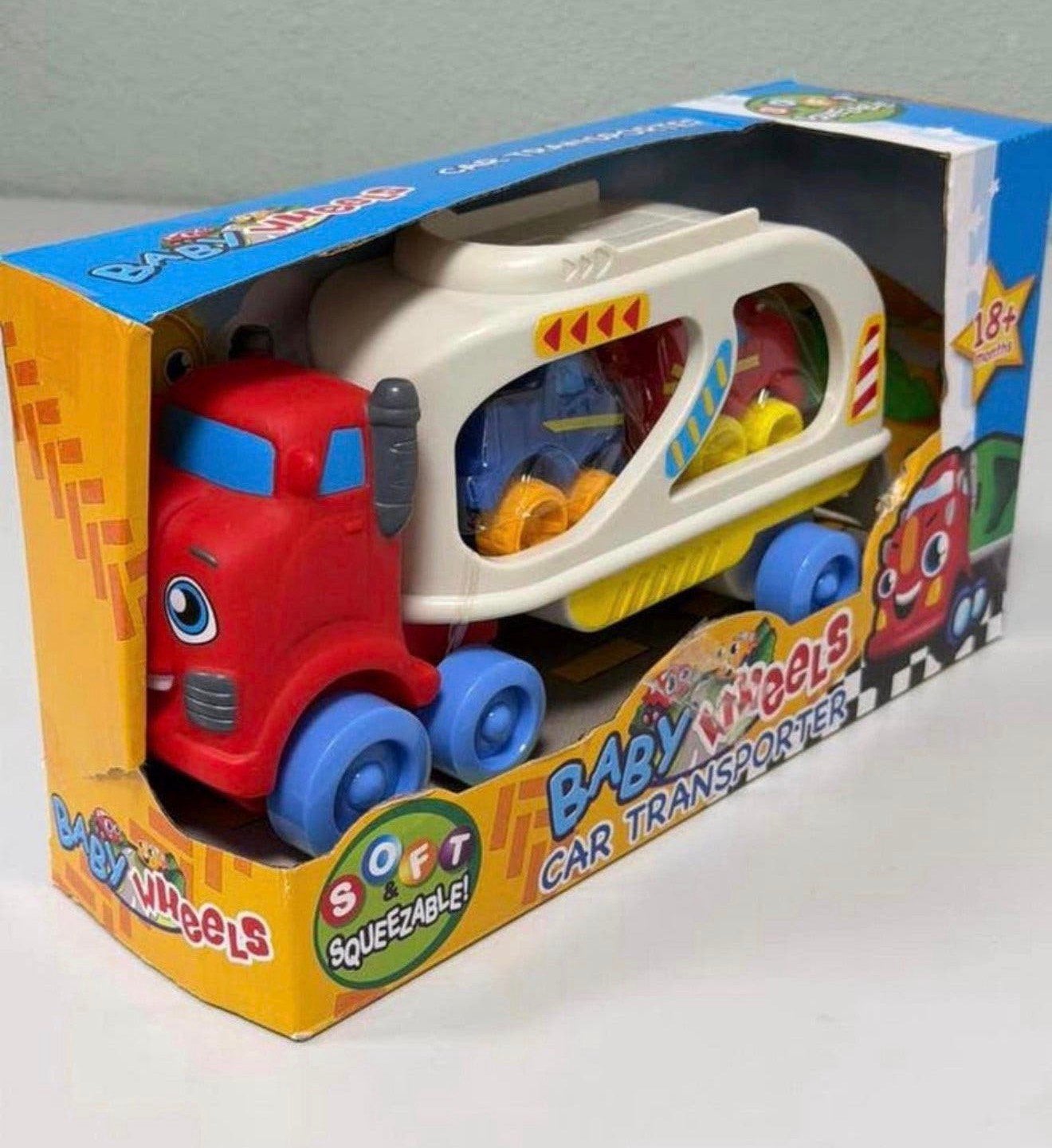 Baby Wheels autotransporter met 2 auto’s – Nieuw speelgoed, Ophalen of Verzenden, Nieuw, Auto