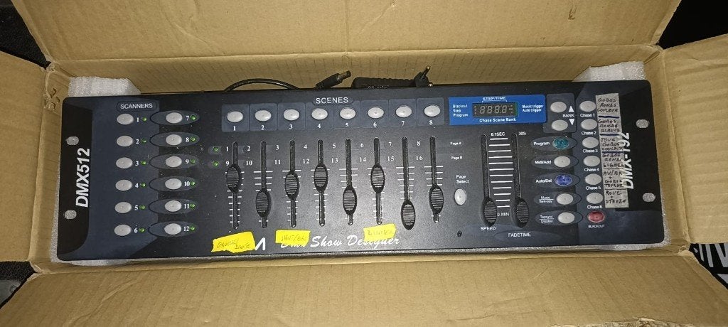 Controleur DMX pour DJ, Musique & Instruments, Enlèvement, Neuf, Autres types, Couleur