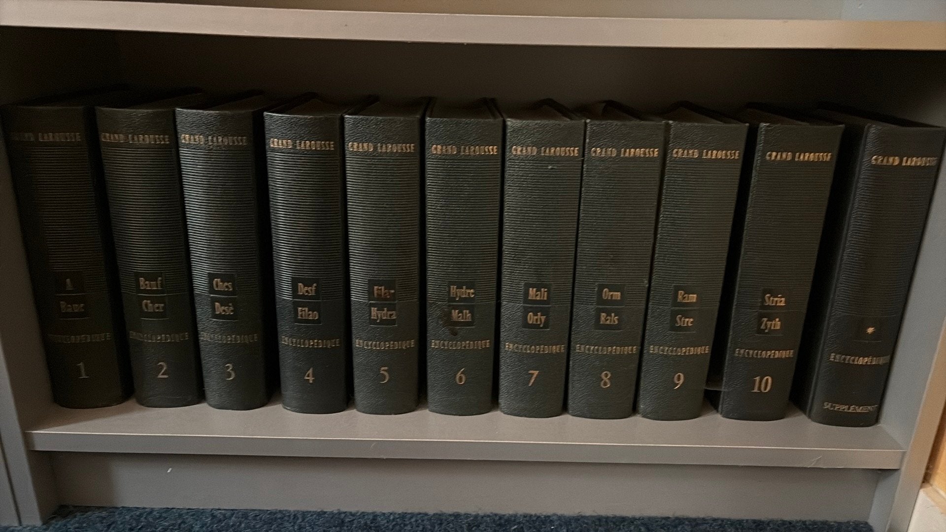 Encyclopédie - Grand Larousse - 1960, Livres, Encyclopédies, Série complète, Général, Enlèvement, Utilisé
