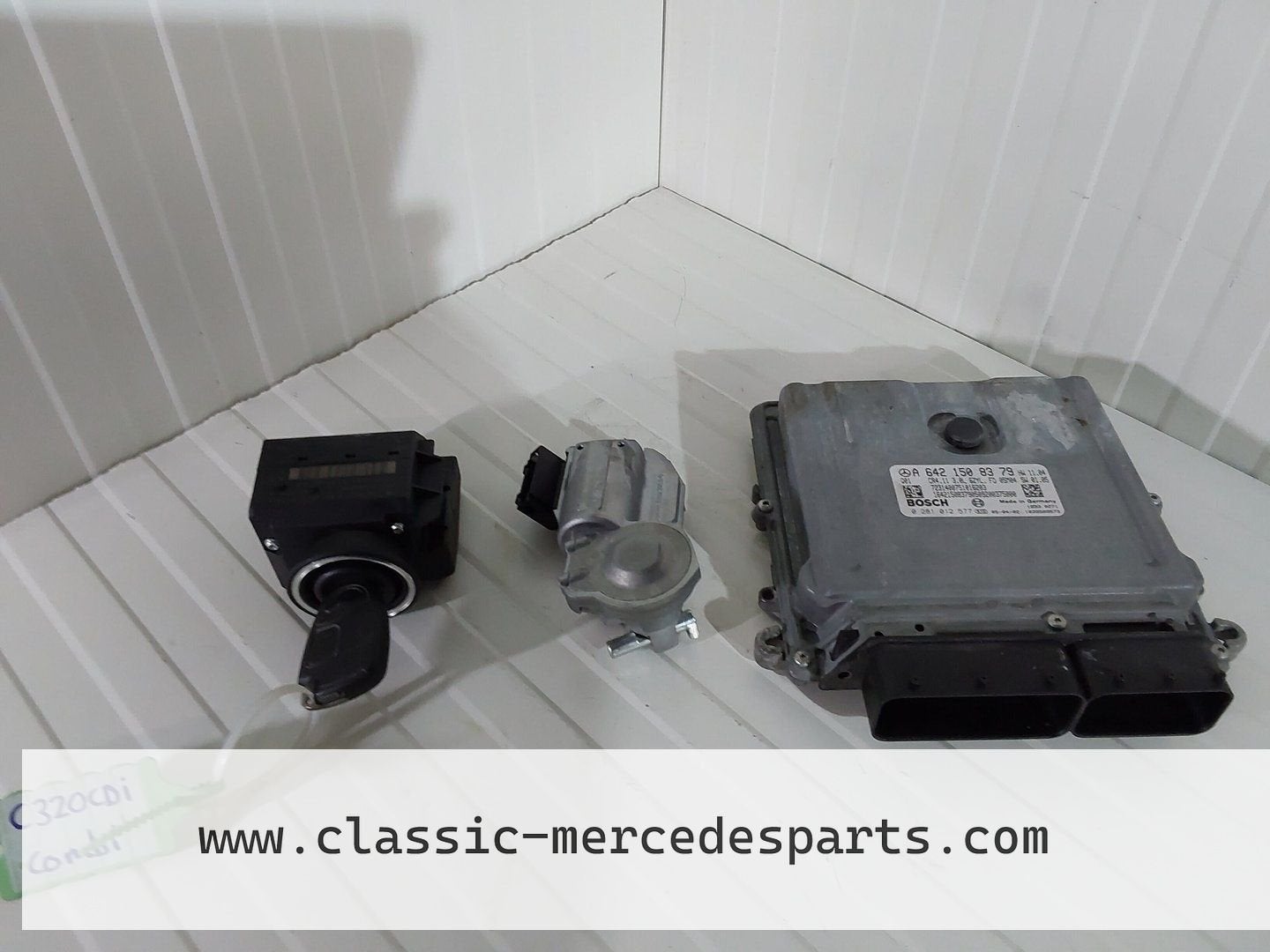 Contactslot set met ECU Mercedes C-klasse W203 C320CDI Combi, Auto-onderdelen, Gebruikt, -, Ophalen of Verzenden, -