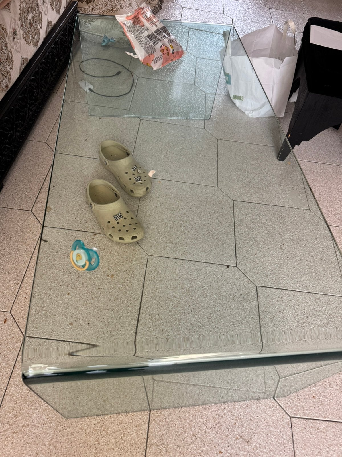 Table salon, Maison & Meubles, Enlèvement ou Envoi, Comme neuf, Verre