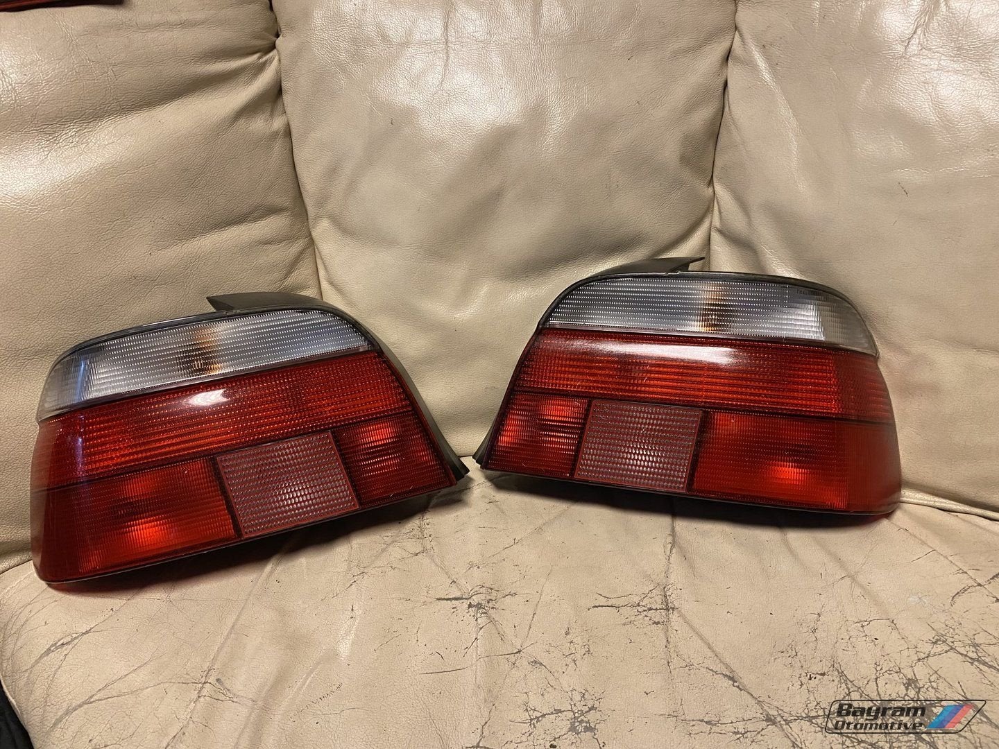 Bmw E39 5-serie M5 achterlichten rood wit sedan oem 5-serie, Gebruikt, -, -, Ophalen of Verzenden