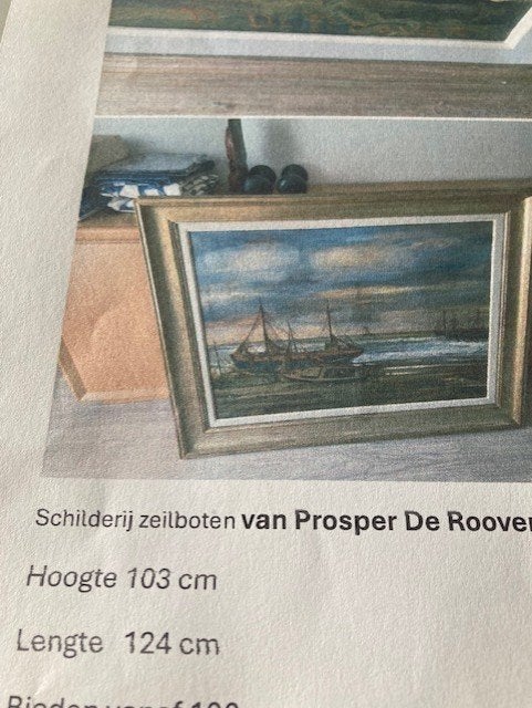schilderij, Peinture acrylique, Enlèvement, Encadré, Maritime / eau