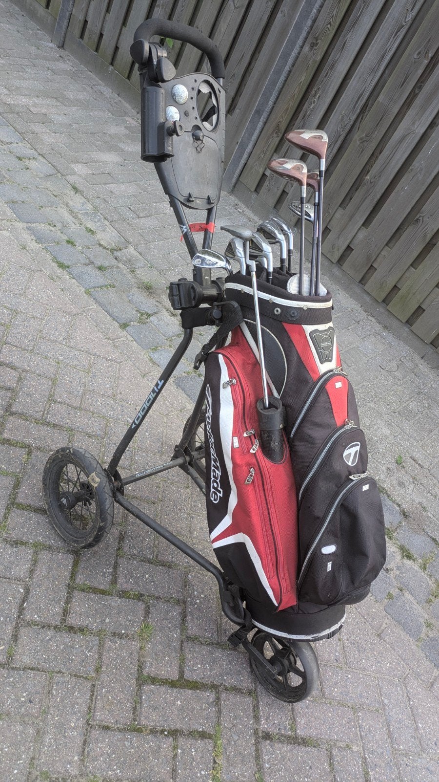 Complete TaylorMade golfset met tas en trolley, Sport en Fitness, Golf, Gebruikt, Set, Overige merken, Ophalen
