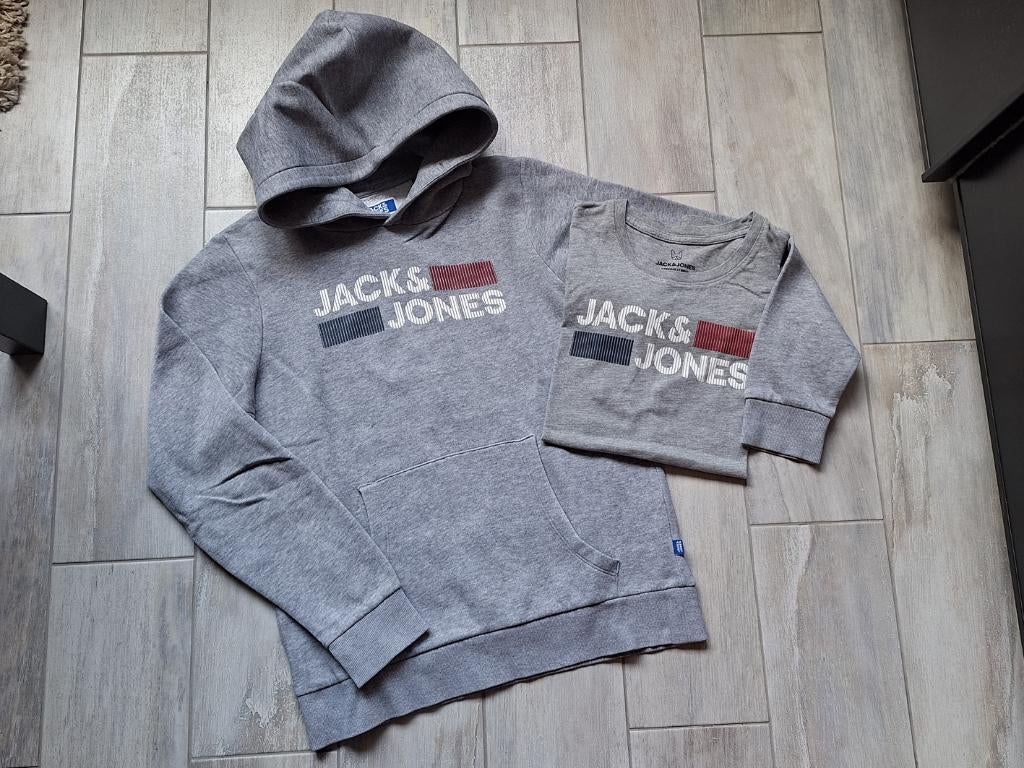 ★ M164 - Set Trui met T-Shirt Jack & Jones, Kinderen en Baby's, Kinderkleding | Maat 164, Trui of Vest, Ophalen of Verzenden, Zo goed als nieuw