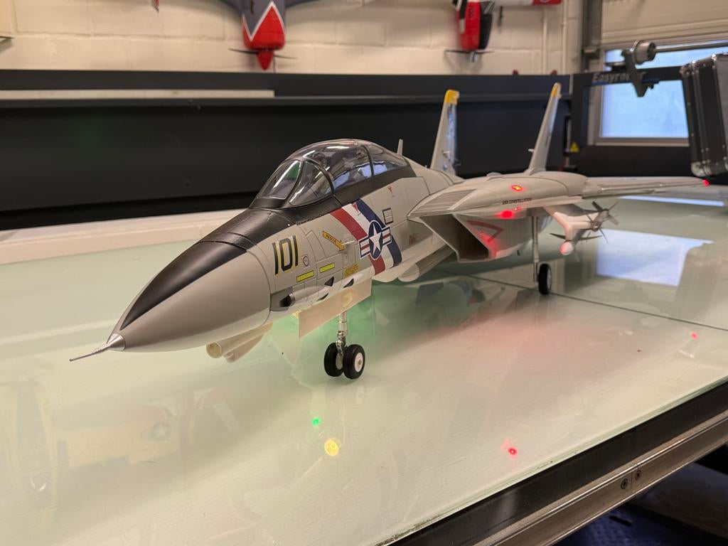 Freewing F14 met KM RC Models afterburners en weapon set, Ophalen, Zo goed als nieuw