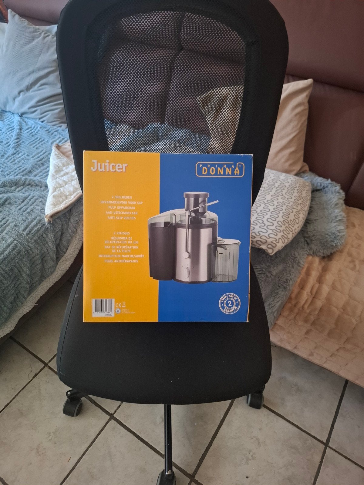 prima donna juicer 1 maal gebruikt, Elektronische apparatuur, Ophalen, Zo goed als nieuw, Elektrisch