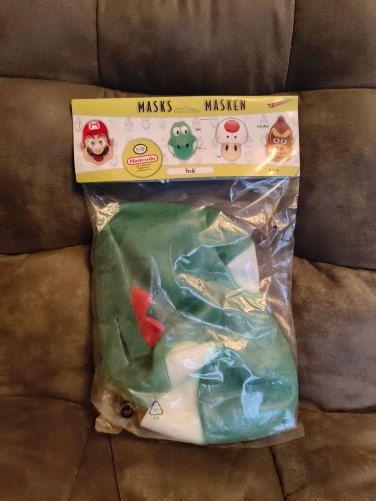 vintage 1998 Nintendo Yoshi masker - NIEUW, Ophalen of Verzenden, Nieuw