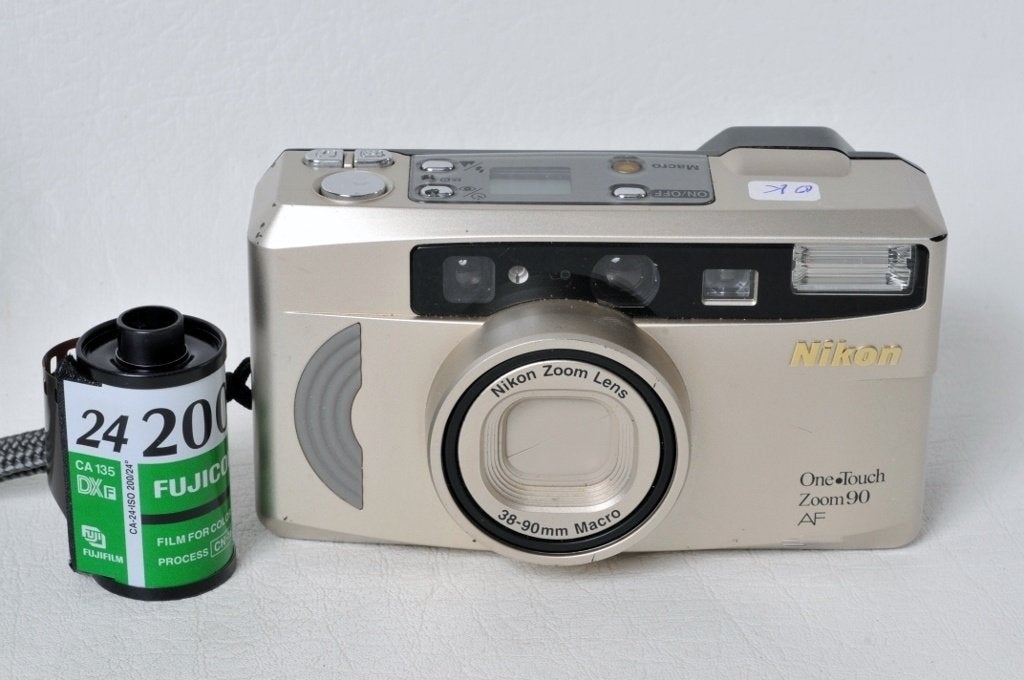 Nikon One Touch Zoom 90 AF Appareil argentique compact, Enlèvement ou Envoi, Utilisé, Compact, Nikon