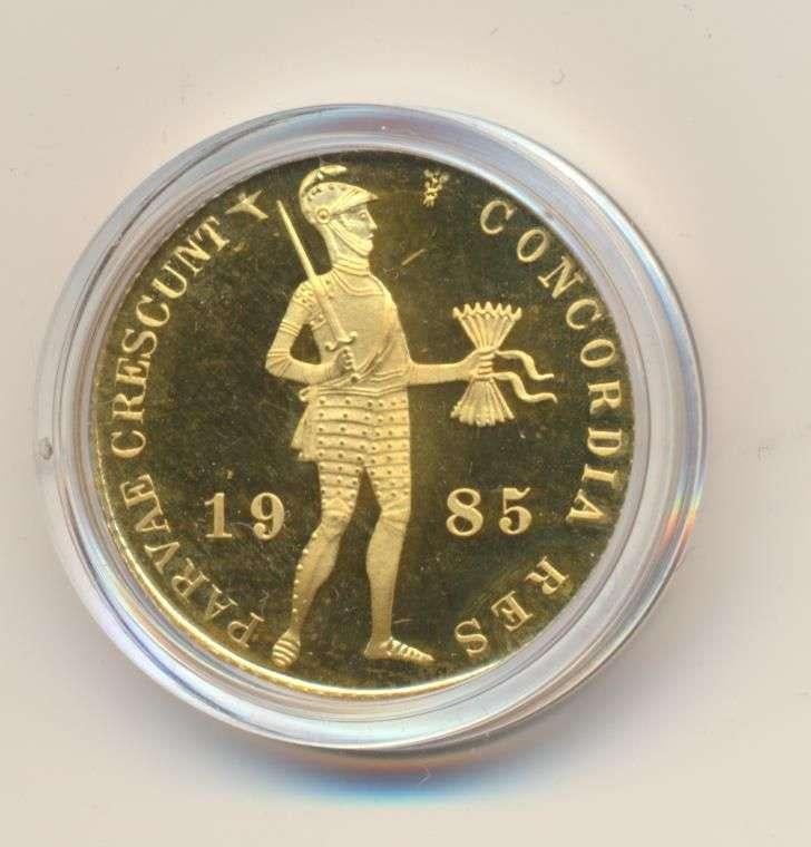 Nederland Gouden Dukaat 1985, Enlèvement ou Envoi, Or