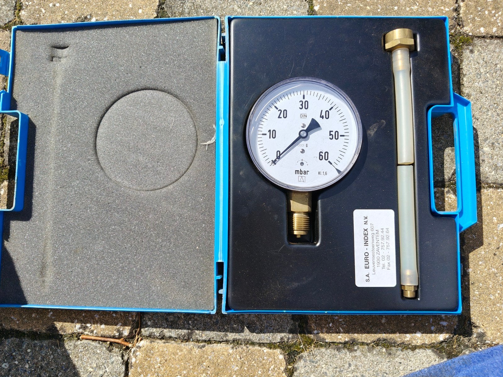Analoge manometer, Doe-het-zelf en Bouw, Meetapparatuur, Ophalen, Gebruikt