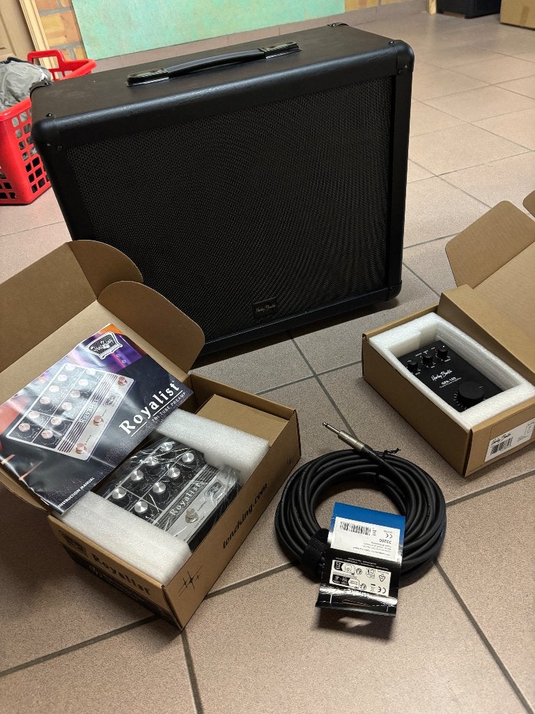 Toneking royalist pre amp, poweramp, speaker cab en kabel, Musique & Instruments, Enlèvement, Neuf, Guitare