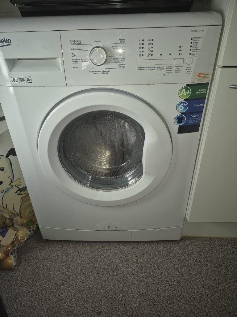 wasmachine beko, Ophalen, 1200 tot 1600 toeren, Gebruikt, Minder dan 85 cm