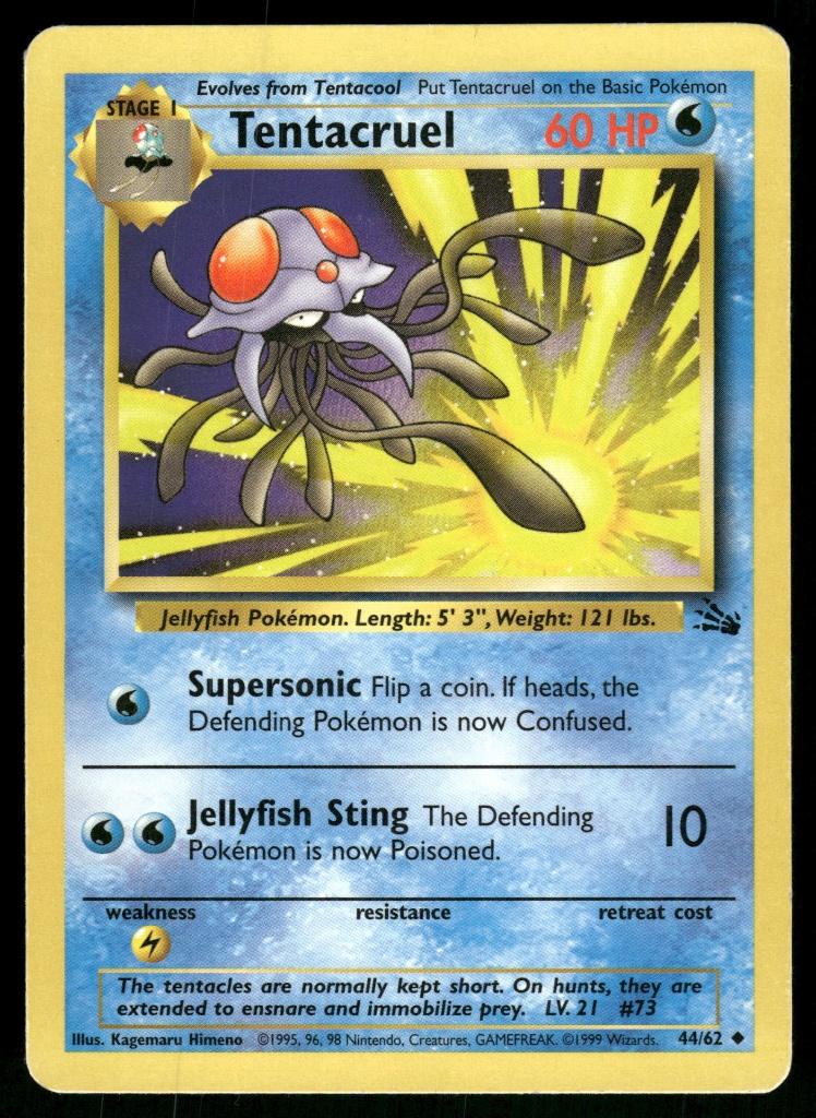 Tentacruel 44/62 - Fossil (EX), Verzenden, Gebruikt