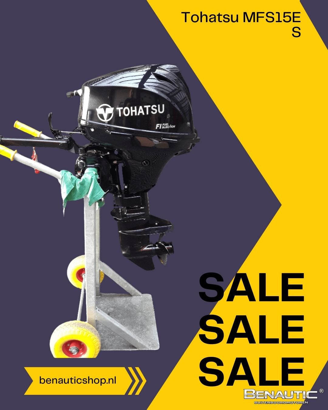 Direct leverbaar! Nieuwe Tohatsu MFS15E S 15pk kortstaart kn, Sports nautiques & Bateaux, Moteurs Hors-bord & In-bord, -, Neuf