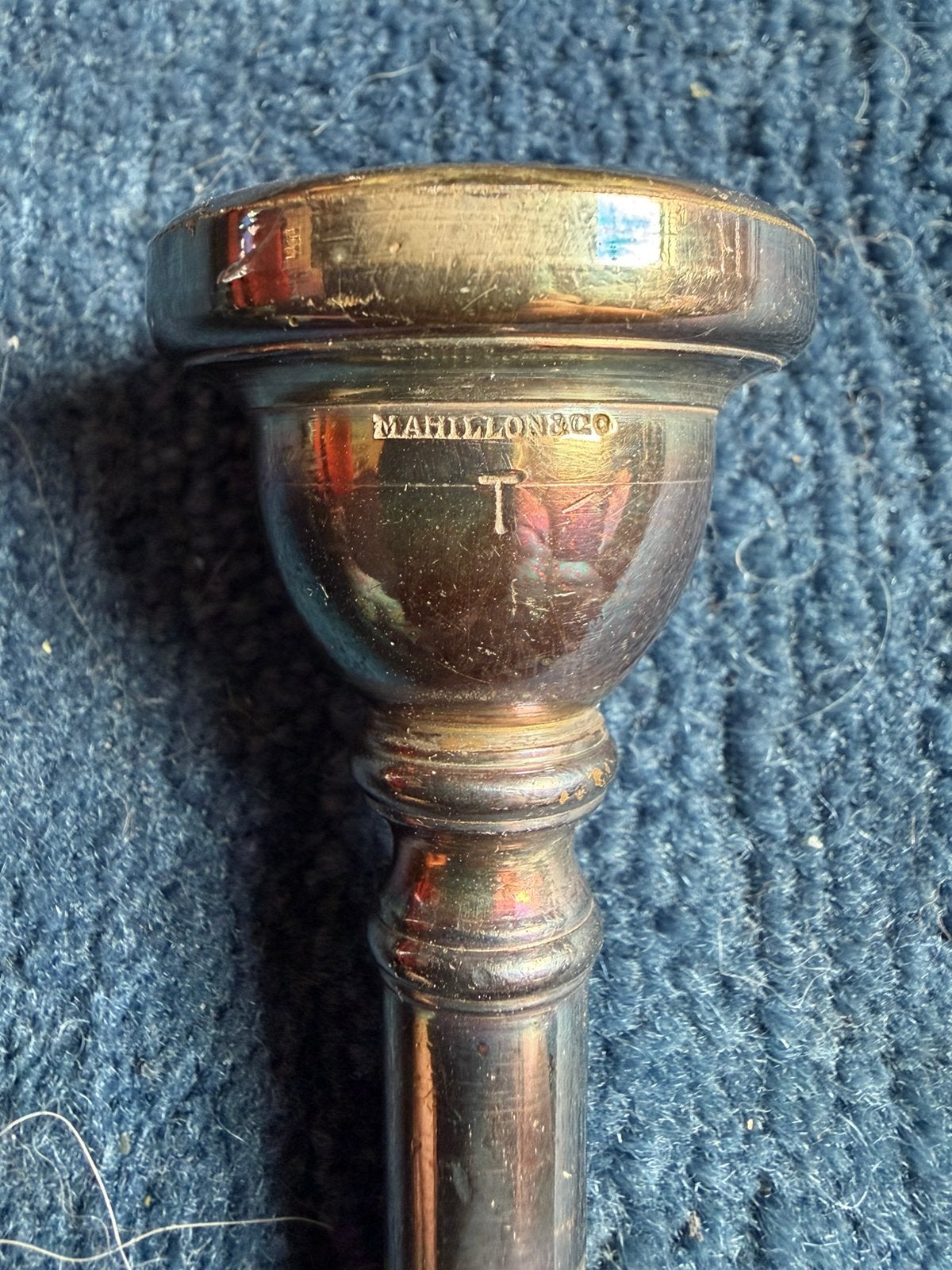 Mahillon trombone mondstuk T, Ophalen, Gebruikt, Trombone