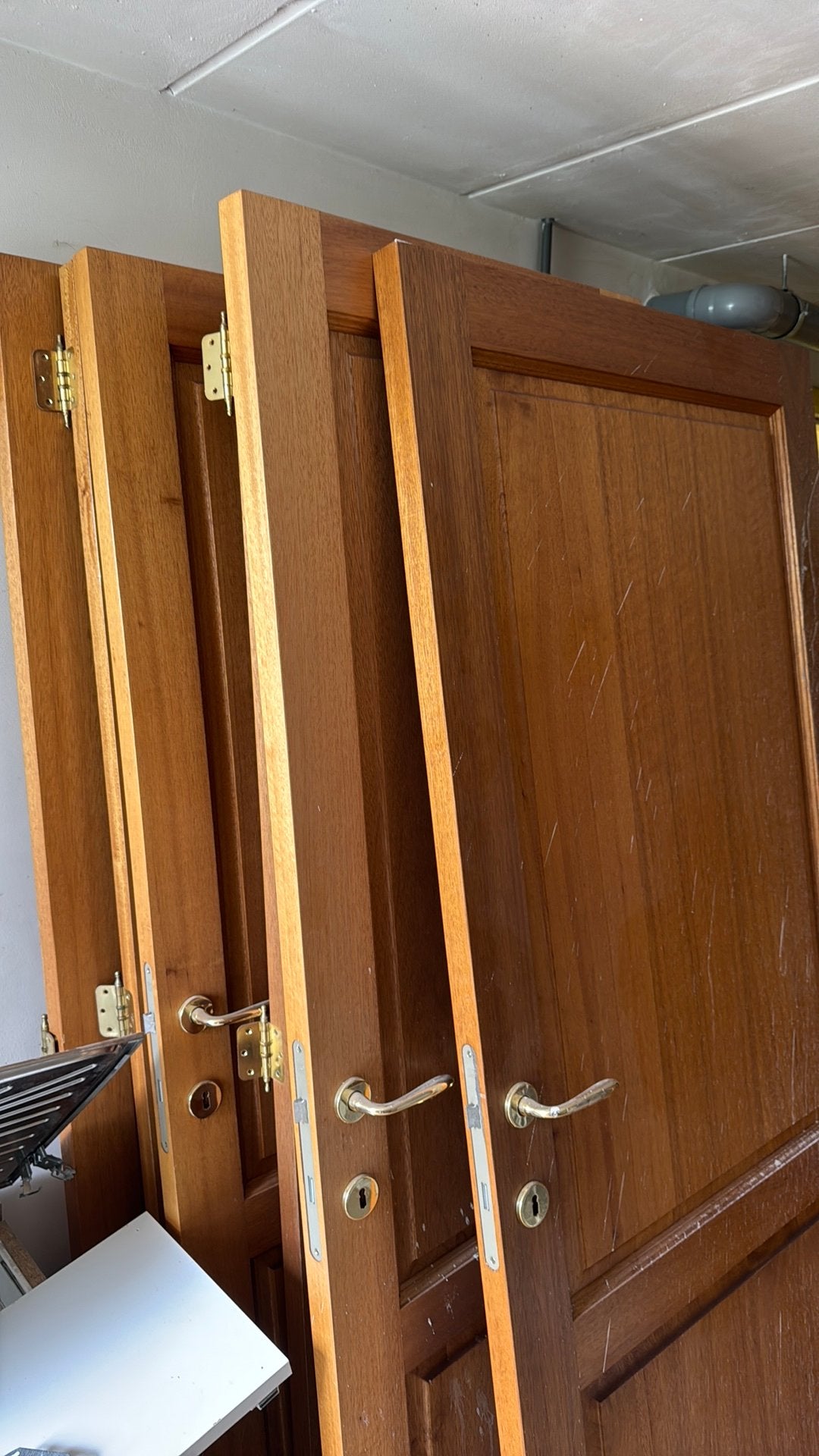 Lot de 10 portes en chene, Bricolage & Construction, Enlèvement, Comme neuf