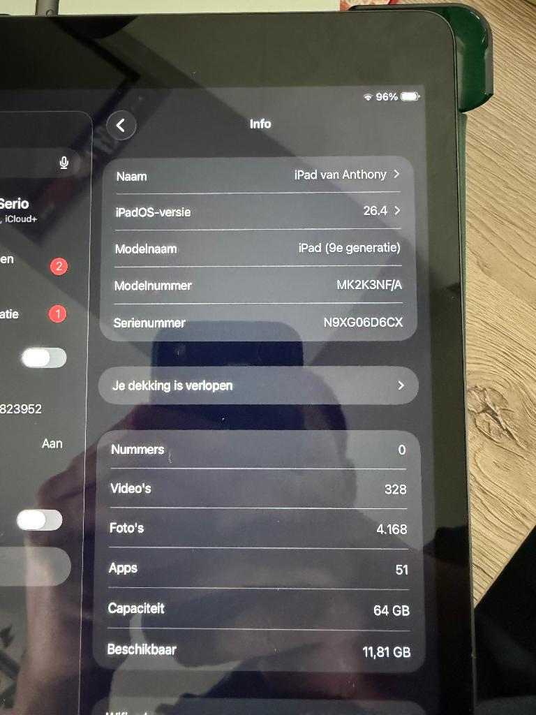 iPad 9e generatie, Computers en Software, Apple iPads, Ophalen, Apple iPad, 11 inch, Zo goed als nieuw