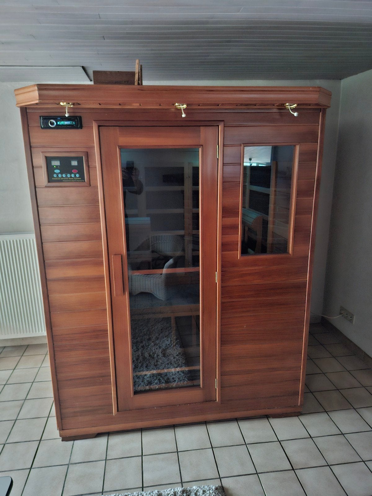 Infrarood sauna, Sports & Fitness, Sauna, Enlèvement, Utilisé, Infrarouge, Sauna complet