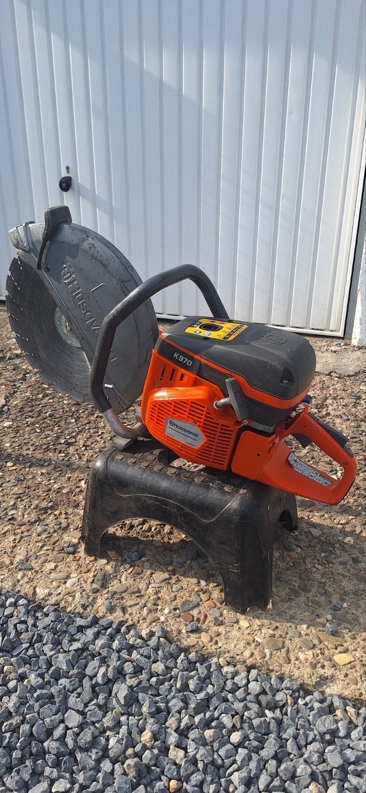 Découpeuse a béton professionnelle HUSQVARNA K970, Enlèvement