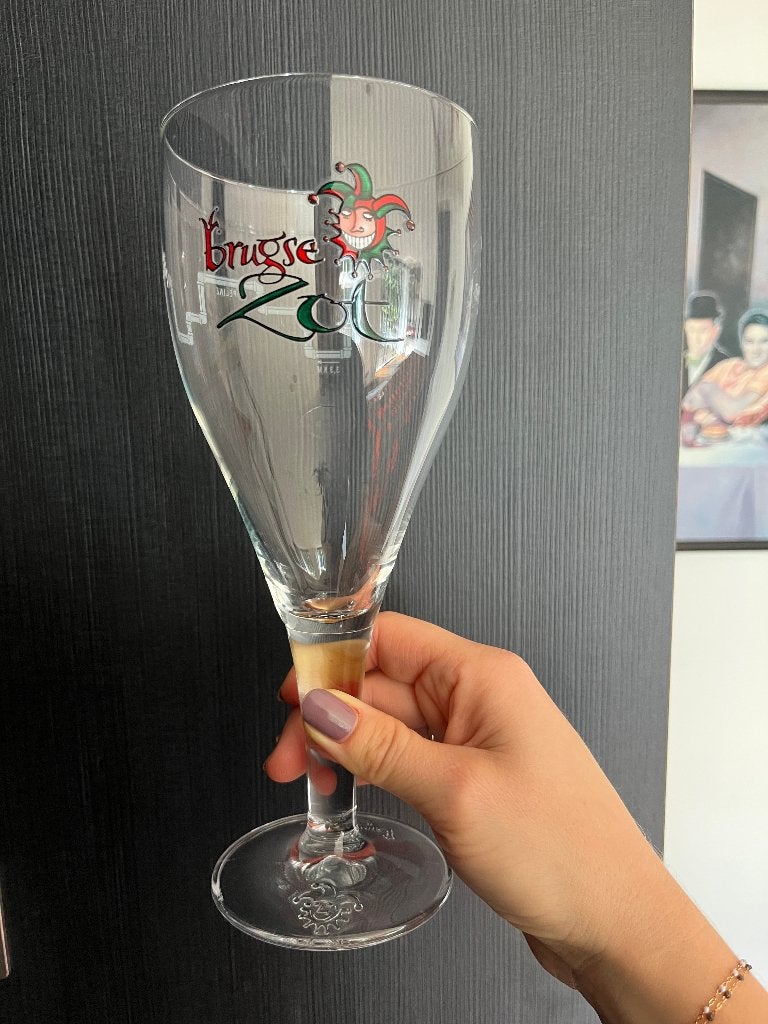 Brugse Zot bierglazen x2 0,5l, Verzamelen, Ophalen of Verzenden, Nieuw, Bierglas