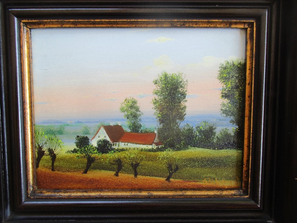 Piet Willequet (1950) Paysage d'été ; Ardennes flamandes, Enlèvement ou Envoi, Panneau, Paysage, Réaliste