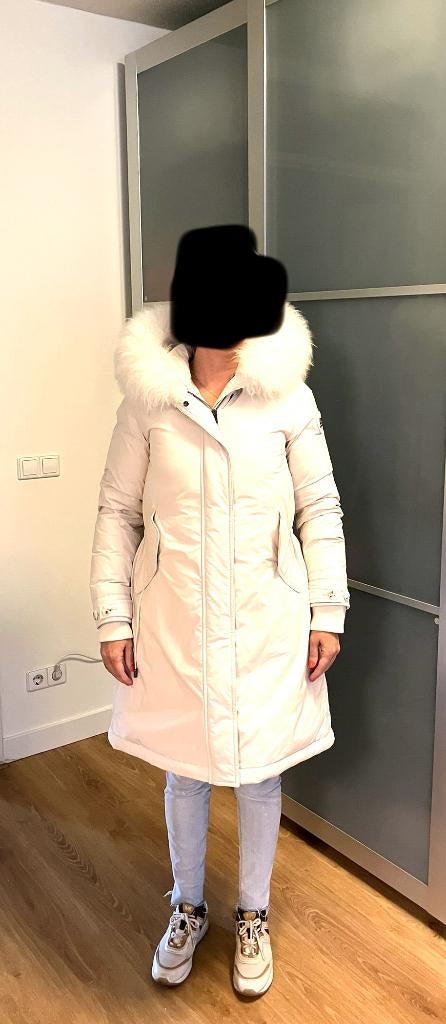 Woolrich Keystone parka, nieuw met XS-tags, Wit, Nieuw, Ophalen of Verzenden, Woolrich