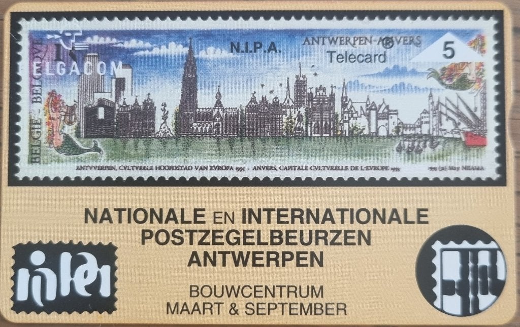 Telekaart NIPA Bourse des timbres d'Anvers, Envoi