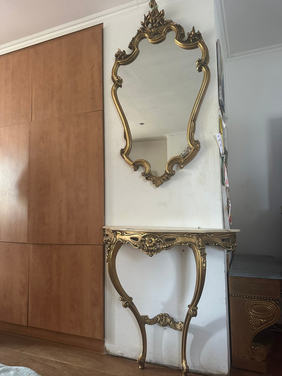 Console avec miroir, Enlèvement ou Envoi, Comme neuf