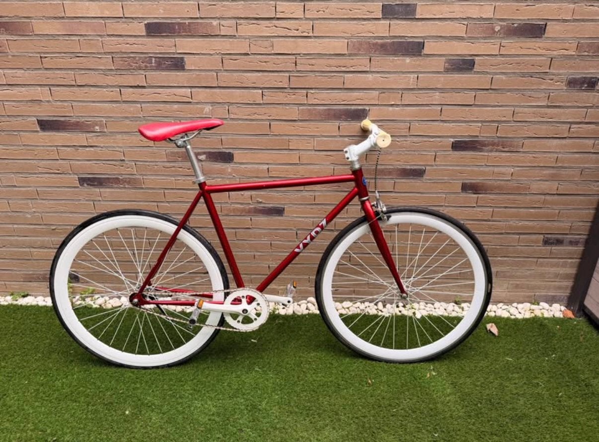 Vydz single-speed classic red, Vélos & Vélomoteurs, Enlèvement