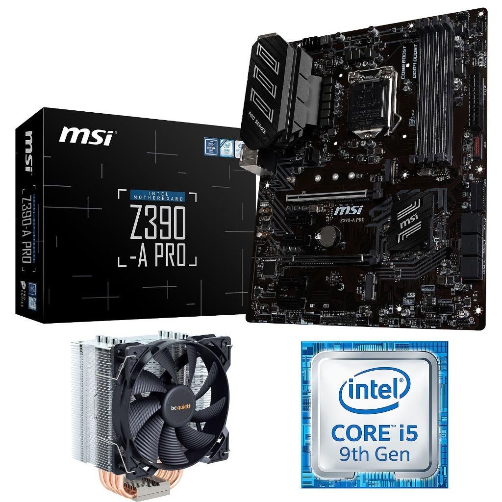 (COMBO) Intel Core i5-9400F + Ventirad + MSI Z390-A PRO, Informatique & Logiciels, Processeurs, Utilisé, 6-core, 4 Ghz ou plus