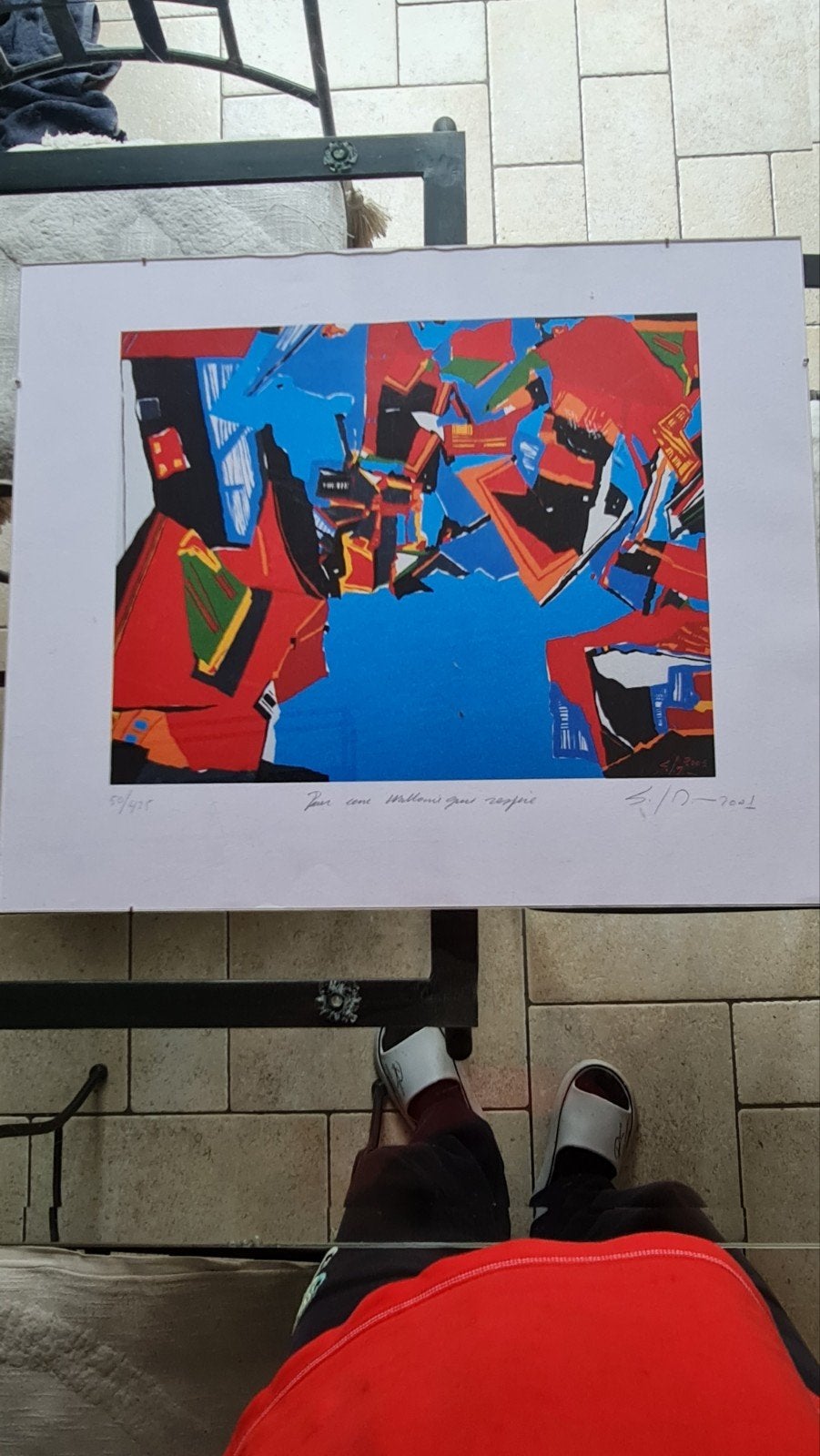 Luiz salazar, Ophalen, Lithografie