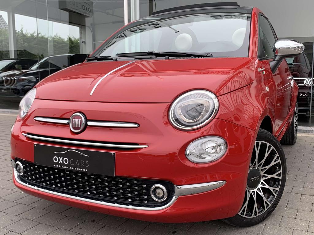 Fiat 500 Cabriolet 500c 1.0i HYBRID MHEV / Dolce Vita / Airc, Rouge, Entreprise, Boîte manuelle, 115 g/km