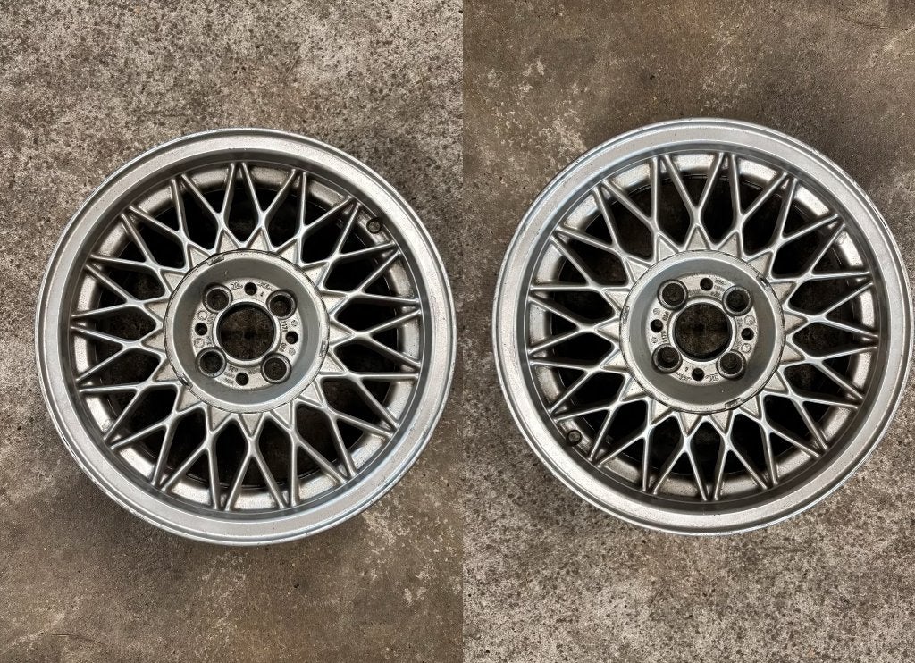 bmw e30 2x bbs 15 pouces et24 15x7 original, Ophalen of Verzenden, Gebruikt, 15 inch, Velg(en)