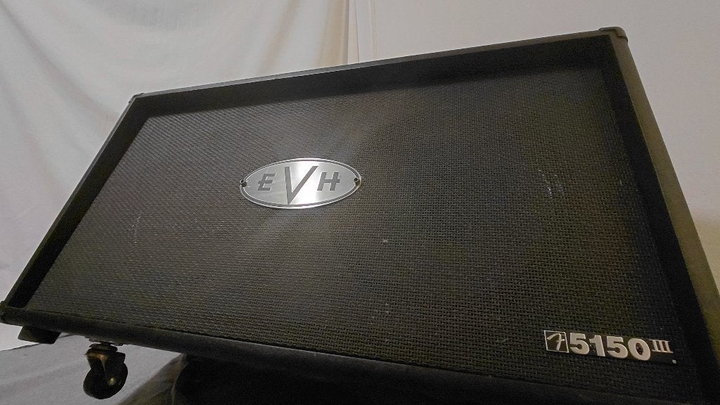 EVH 5150III 2x12 Cabinet, zwart, Musique & Instruments, Amplis | Basse & Guitare, Enlèvement, Comme neuf, Guitare, 50 à 100 watts