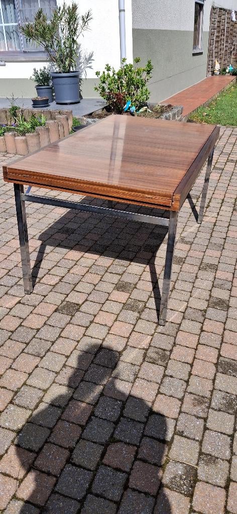 Vintage modernistische tafel Pieter De Bruyne, Ophalen