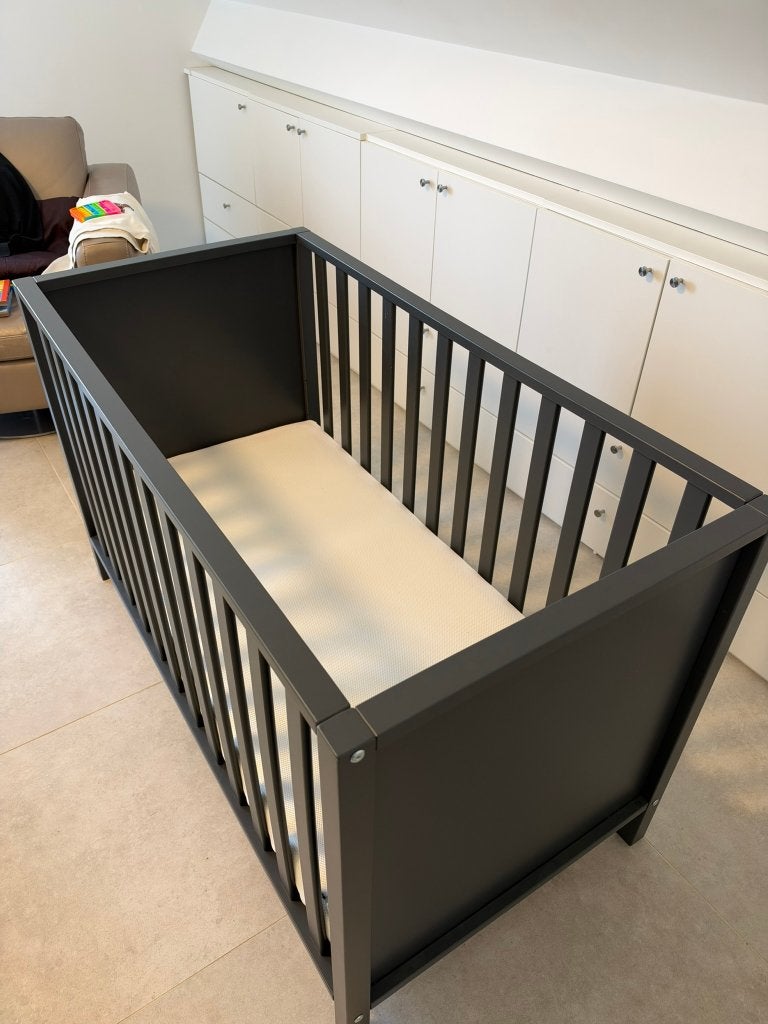 Quax babybed + ZZZOO Matras (120x60), Ophalen, Gebruikt, Ledikant