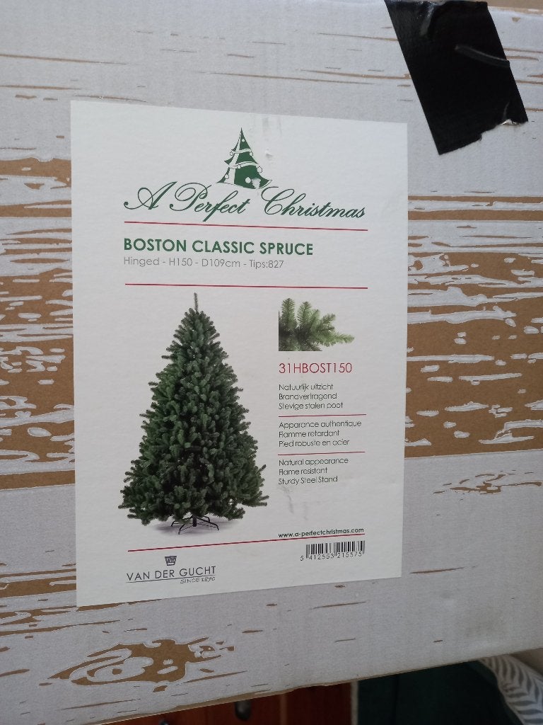 Kerstboom en kerstboomversiering, Diversen, Ophalen, Zo goed als nieuw