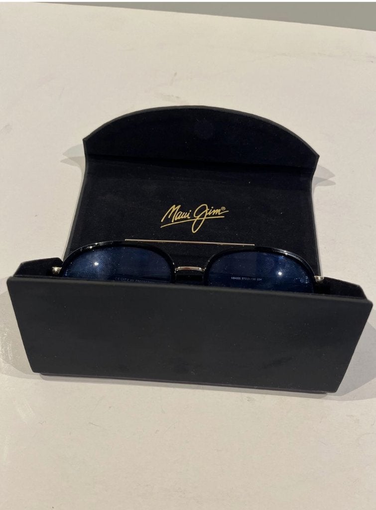 Lunettes de soleil MAUI JIM - modèle premium polarisé, Enlèvement ou Envoi, Bleu, Lunettes